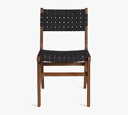 Open Box: Abbott Acacia Woven Outdoor Dining Chair - Brown