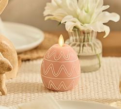 Open Box: Premium Flickering Flameless Easter Egg Candle