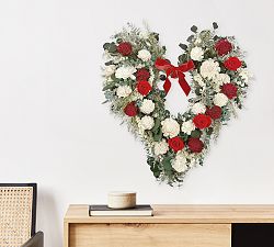 Handcrafted Velvet Rose Wreath