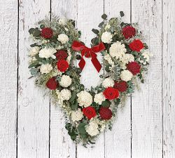 Handcrafted Velvet Rose Wreath