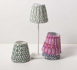 Maison Maison Portable Pleated Fabric  Lamp Shades