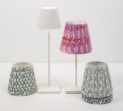 Maison Maison Portable Pleated Fabric  Lamp Shades
