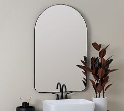 Slim Profile Arch Wall Mirror