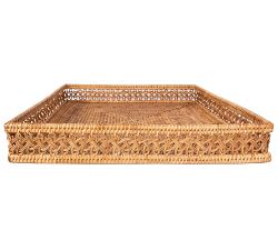Tava Braided Rattan Square Tray