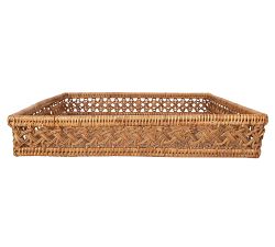 Tava Braided Rattan Square Tray