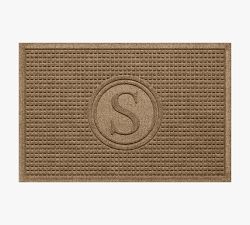 WaterHog Squares Monogram Doormat