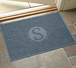 WaterHog Squares Monogram Doormat