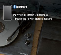 Crosley C62 Turntable Shelf System