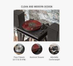 Crosley C62 Turntable Shelf System