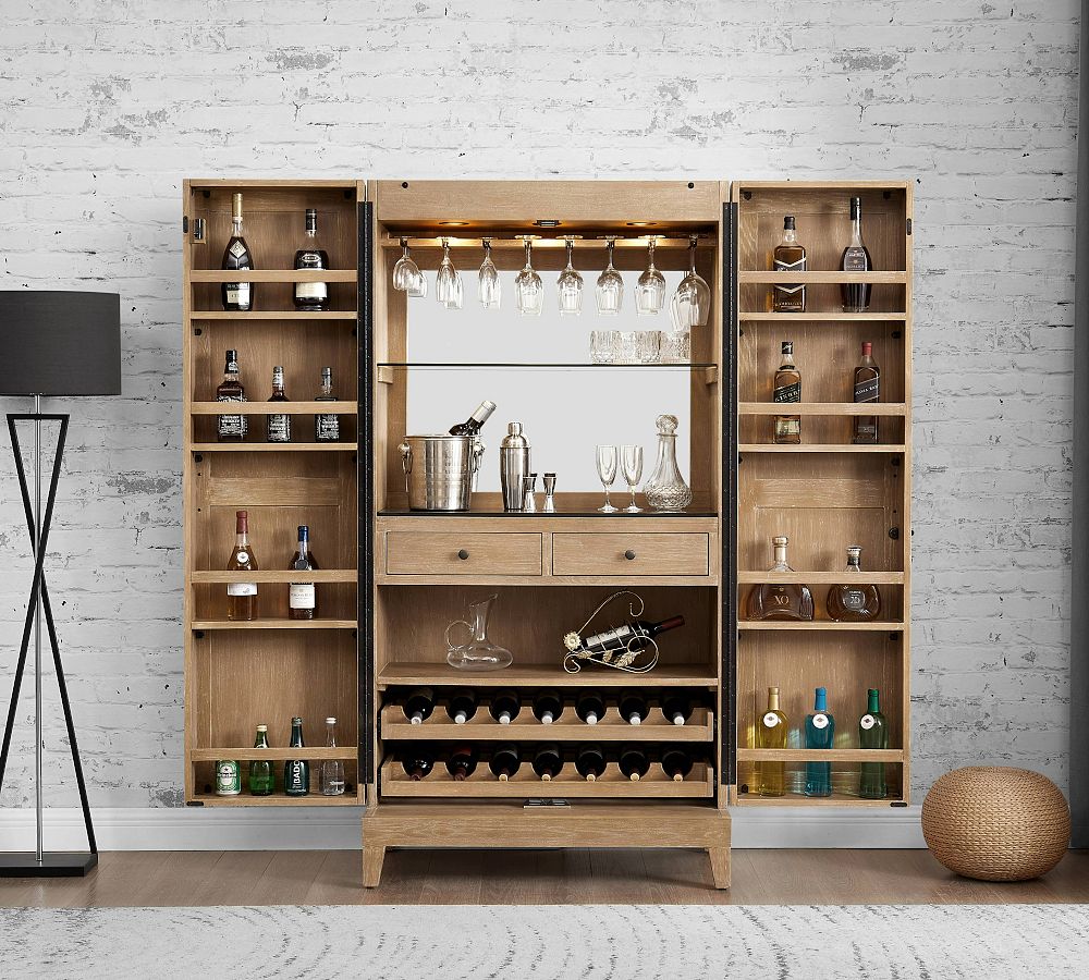 Grillo Bar Cabinet (38"-76.5") by Pottery Barn