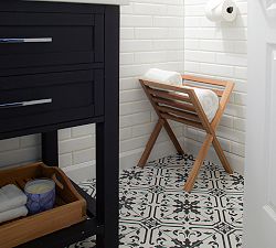 Lya Teak Towel Holder