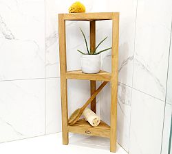 Sky Teak Corner Shelf