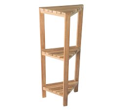Sky Teak Corner Shelf