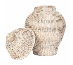 Tava Rattan Ginger Jar