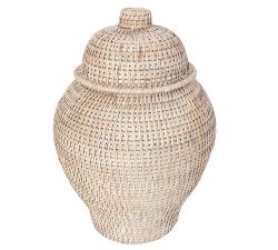 Tava Rattan Ginger Jar