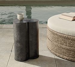 Taz Metal Outdoor Accent Table (13")