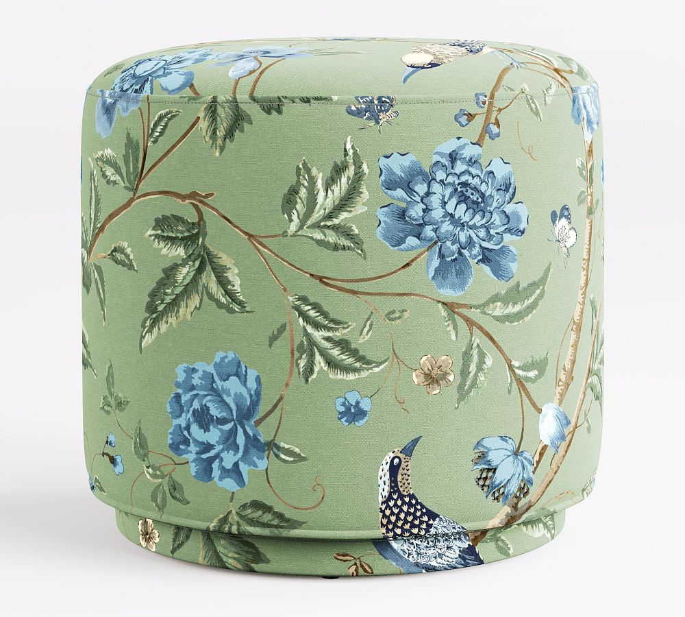 Kravet Upholstered Swivel Stool