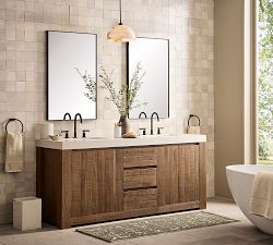 Linden Lever Handle Widespread Bathroom Sink Faucet
