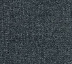 Open Box: Maison Upholstered Swivel Counter Stool (24") - Rustic Chenille Slate, Bronze Legs