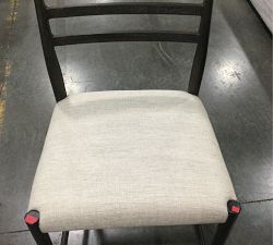 Open Box: Quincy Basketweave Counter Stool (26"), Individual - Black