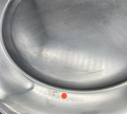 Open Box: Stag Icon Charger Plates, Set of 4 - Silver