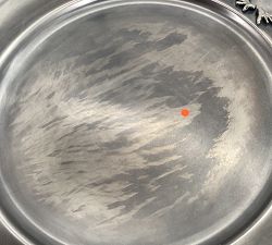 Open Box: Stag Icon Charger Plates, Set of 4 - Silver