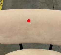 Open Box: Lowen Leather Counter Stool (26") - Nubuck Sand, Bronze