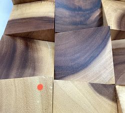 Open Box: Block Wooden Handcrafted Wall Art (15"W x 15"H) - Natural