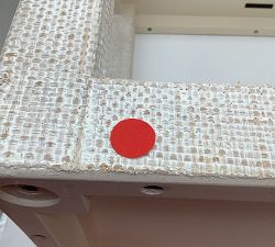 Open Box: Cape Woven Side Table (24") - White Wash