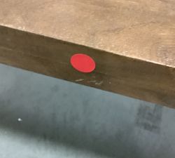 Open Box: Cayman Dining Bench (70") - Antique Umber