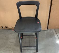 Open Box: Cline Swivel Counter Stool (24") - Charcoal