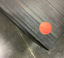 Open Box: Folsom Rectangular End Table (26") - Charcoal