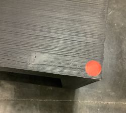 Open Box: Folsom Rectangular End Table (26") - Charcoal