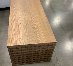 Open Box: Mayfair Rectangular Coffee Table (48") - Weathered Umber