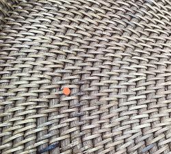 Open Box: Tava Handwoven Rattan Round Serving Tray (24" Diam) - Natural