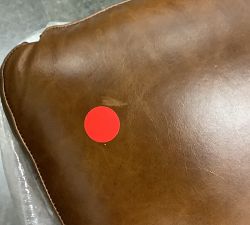 Open Box: Ultra Lounge Square Arm Right-Arm Recliner - Statesville Molasses