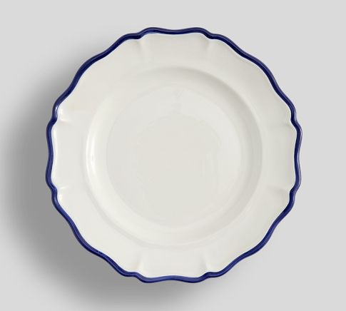 Heirloom Stoneware Salad Plates, Set of 4 - Navy