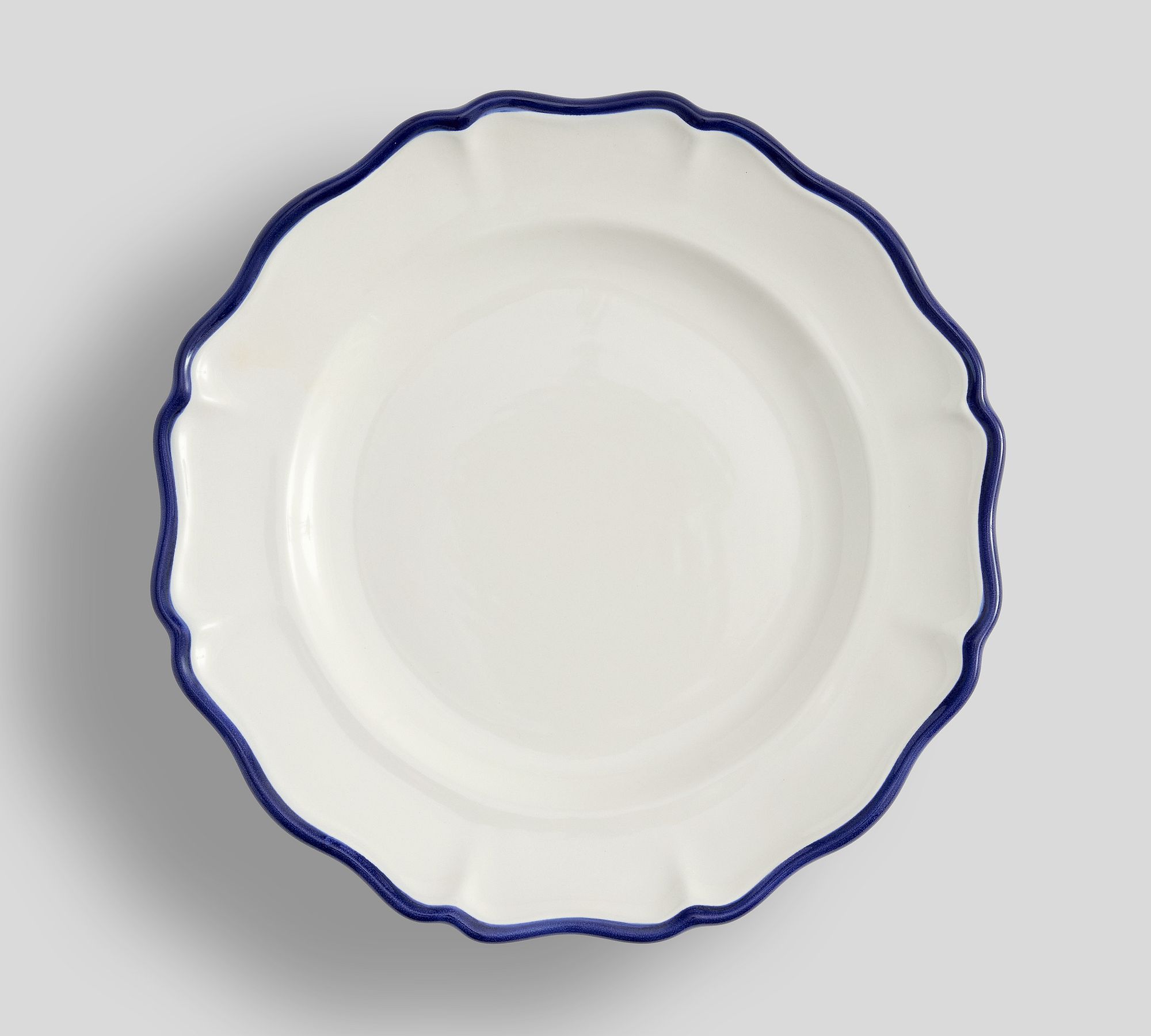 Pottery Barn Heirloom Stoneware Salad Plates - Set of 4 - Set of 4 - Navy