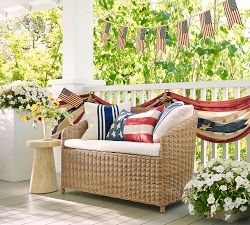 Heritage American Flag Garland