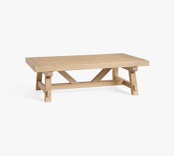 Farmhouse Trestle Rectangular Coffee Table (54")
