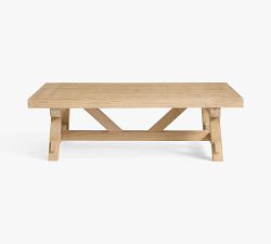 Farmhouse Trestle Rectangular Coffee Table (54")