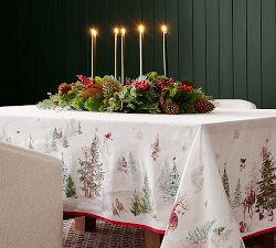 Faux Mixed Berry Candle Holder Centerpiece