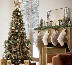 Lit Rustic Glam Star Tree Topper