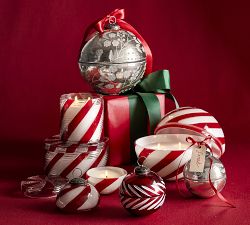 Frosted Peppermint Lidded Candle