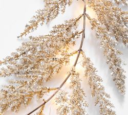 Lit Beads and Wheat Garland