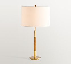 Reese Leather Table Lamp (24")