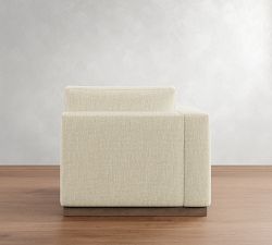 Build Your Own Carmel Slim Arm Wood Base Sectional