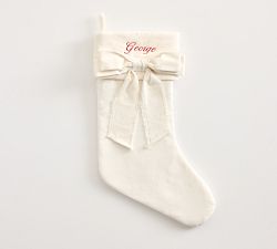 Classic Velvet Bow Stockings