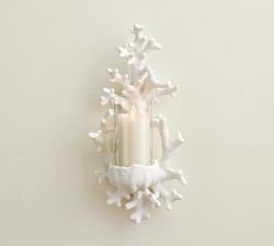 Coral Wall Candle Holder