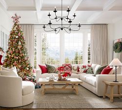 Lucca Iron Round 2-Tier Chandelier (48")